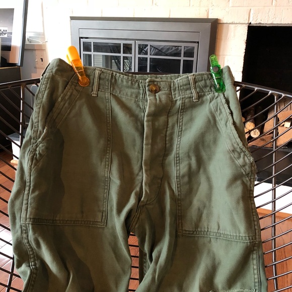 RARE vintage 1970s military trousers (fits 2-8) - Picture 8 of 8